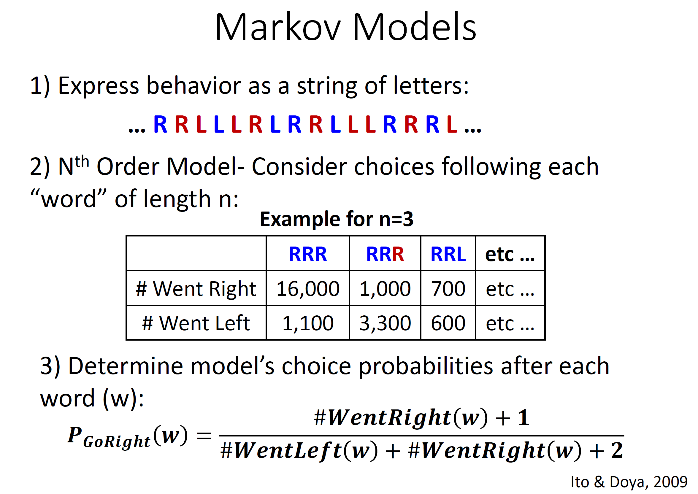 Markov Models